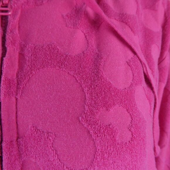 Disney Store Mickey Mouse Icon Head Ears Full Zip Hooded Sweatshirt Terrycloth - Picture 4 of 8